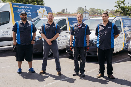 Noble locksmiths and their vans